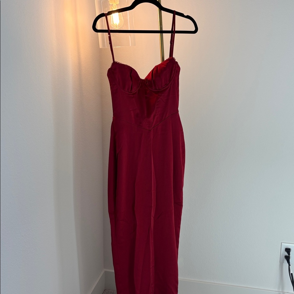 House of CB Maxi Red Dress
